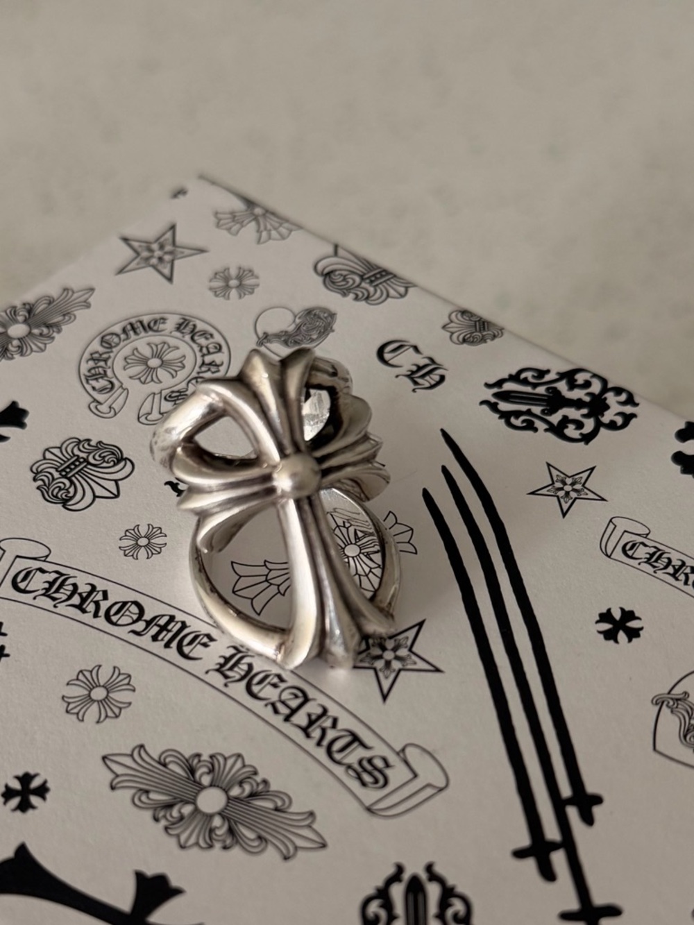 Chrome Hearts infinity ring